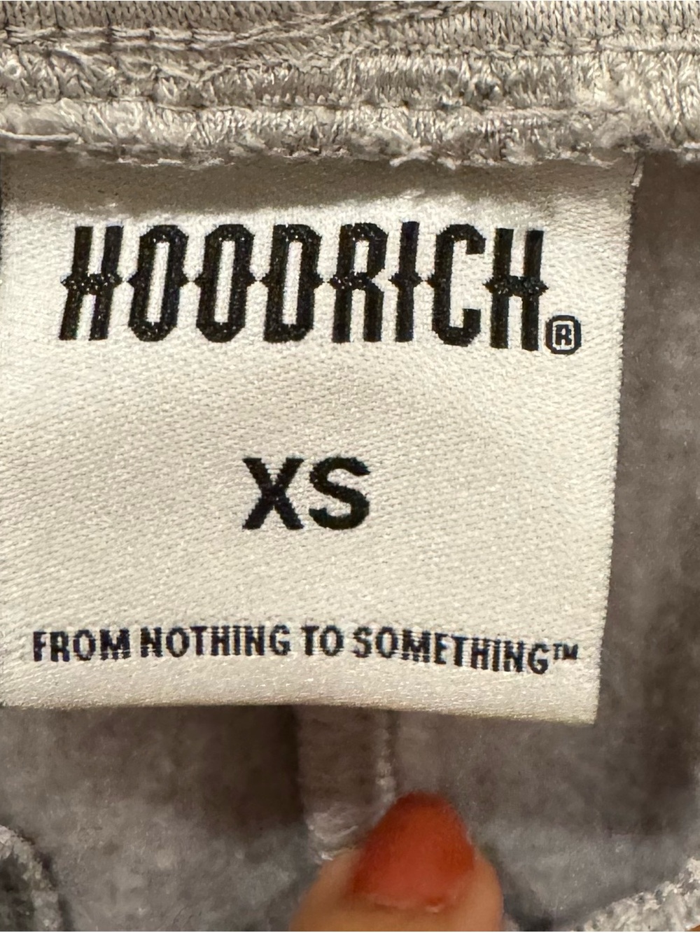 Hoodrich Light Gray Track Joggers with Logo size XS UK brand - Picture 7 of 9